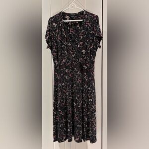 Michel Studio Collection faux wrap dress